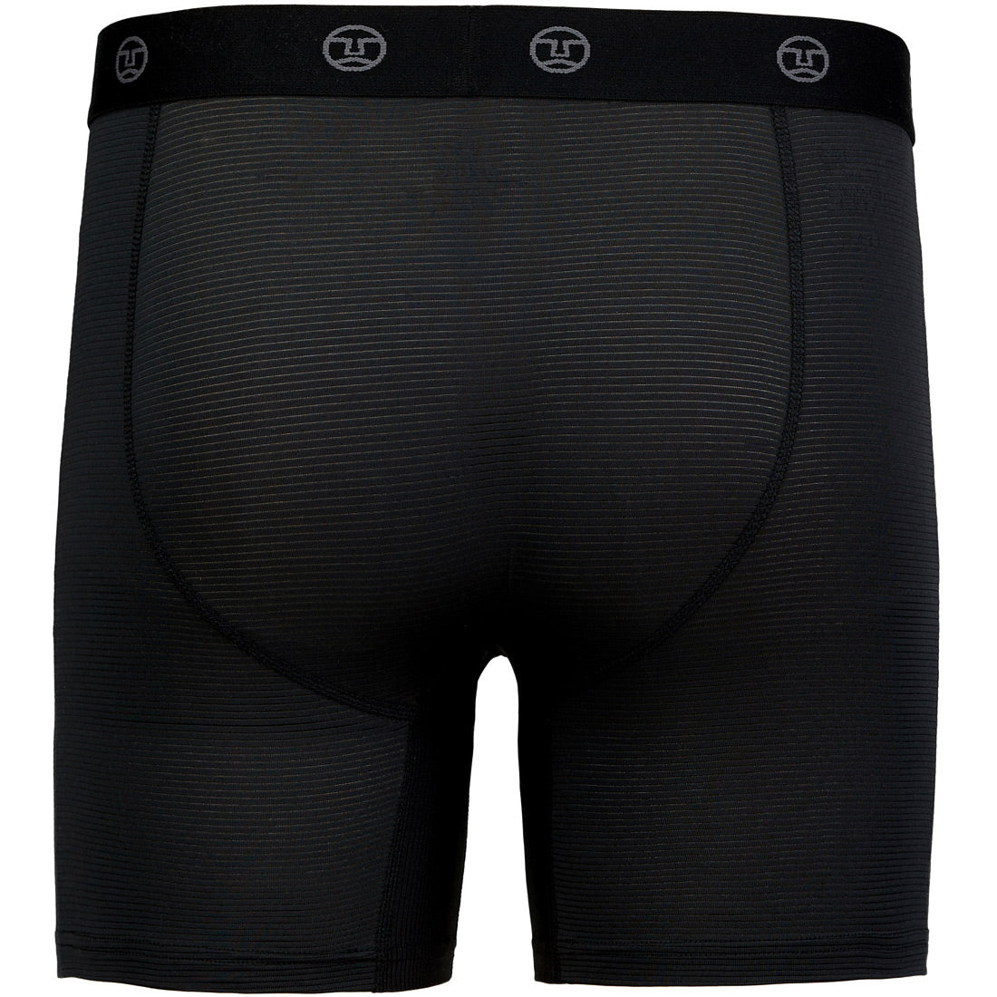 סט של 2 תחתוני Aztec Wicking Underwear II כולל תחתוני בוקסר ספורטיביים בצבע שחור עם פסים עדינים, חגורה עם לוגו ובד המנדף לחות — אידיאלי לגברים המעוניינים בנוחות לאורך כל היום.
