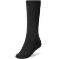 גרביים מסוג "Socks Military" של המותג Aztec בצבע אפור כהה אחיד מוצגות בעמידה על רקע לבן, כאשר קצה הגרב מופנה שמאלה. לגרב חלק עליון מצולע וגוף חלק וללא תפרים.