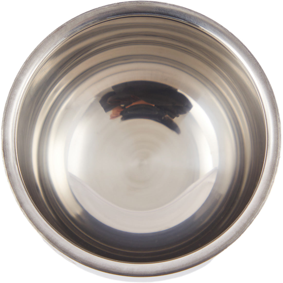 מבט מלמעלה על Aztec Coffee Cup II 120 S/S, כוס מפלדת אל-חלד מבריקה בגימור מחזיר אור — מושלמת לשילוב עם הקפה האהוב עליכם או כחלק ממארז המטבח הנוח המכיל 4 כוסות.