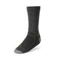 ה-Aztec Merino Light II Army מבית Aztec הוא גרביים קצרים מצמר מרינו בצבע אפור כהה, עם נגיעות של אפור בהיר בקצות האצבעות ובעקב, תפרים עדינים וסמל קטן בחלק העליון.