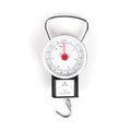 מאזני המזוודות Aztec Luggage Scale מבית Aztec הם מאזניים אנלוגיים עגולים עם ידית מתכת עליונה, חוגה לבנה המציגה את המשקל בק"ג ובליברות, וו תחתון לתליית פריטים. המחט מכוונת לאפס.