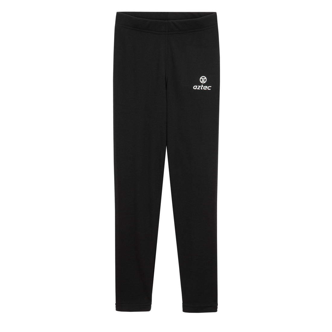 טייץ תרמי Black Aztec Thermo Fleece P K עם לוגו בחלק העליון של הירך.